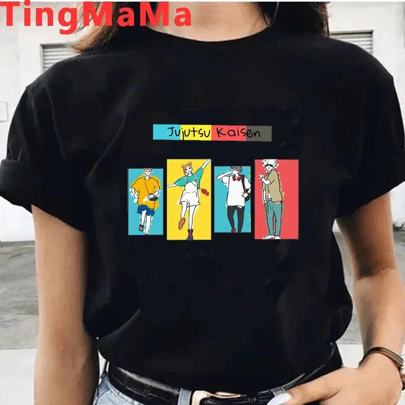 Japanese Anime Jujutsu Kaisen Unisex T Shirts Itadori Yuji Print Harajuku Tops RyoUnisex Sukuna Unisex Short Sleeves T-Shirt Unisex