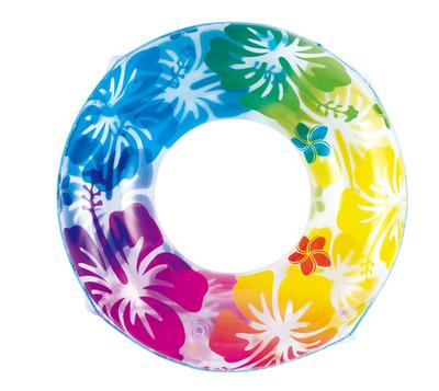 Livelight Tokio Kerze 100cm Klar Regenbogen Hibiskus Schwimmfigur, Spielzeugsicherheitsnormen Zertifiziert