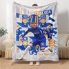 Chelsea Fc Football Player Customize Your Name Blanket Lightweight Customizable Blanket Soft Warm Cozy for Livingroom Office Seaside Bedding