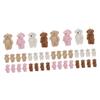 SKISUNO 40-Piece Mini Plush Bear Set, Small Mini Plush Party Favors, Miniature Bear Figurines, Small Miniature Figures, Mini Bears, PP Cotton
