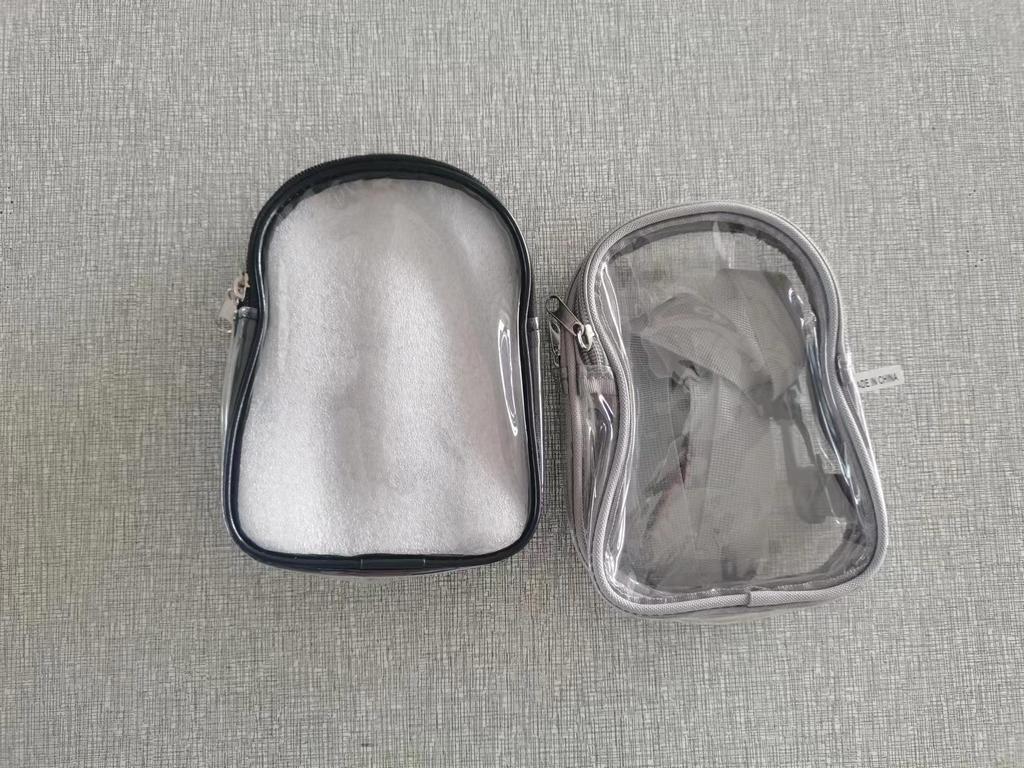 Clear PVC Messenger Bag for Men - Transparent Mobile Phone and Wallet Carrier, Ideal for Walking and Shopping