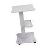 Salon Trolley Cart with Wheels 3 Tier Space Saving 50kg Load Capacity Wooden Rolling Cart for Tattoo Beauty