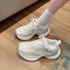 Mesh Breathable Casual Sports Women's Shoes Summer Versatile Thick-soled Heightening Running Shoes