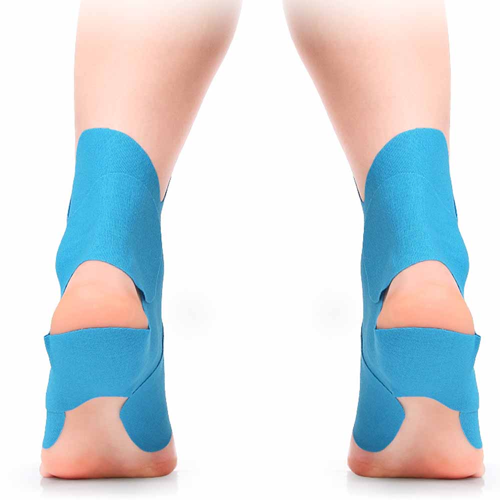 Precut Kinesiology Ankle Tape, Pain Relief, Prevent Ankle Sprain, Elastic Athletic Tape Provide Support