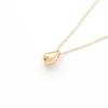 LUNNE 14k Simple Waterdrop Necklace (14k Gold) #NE01