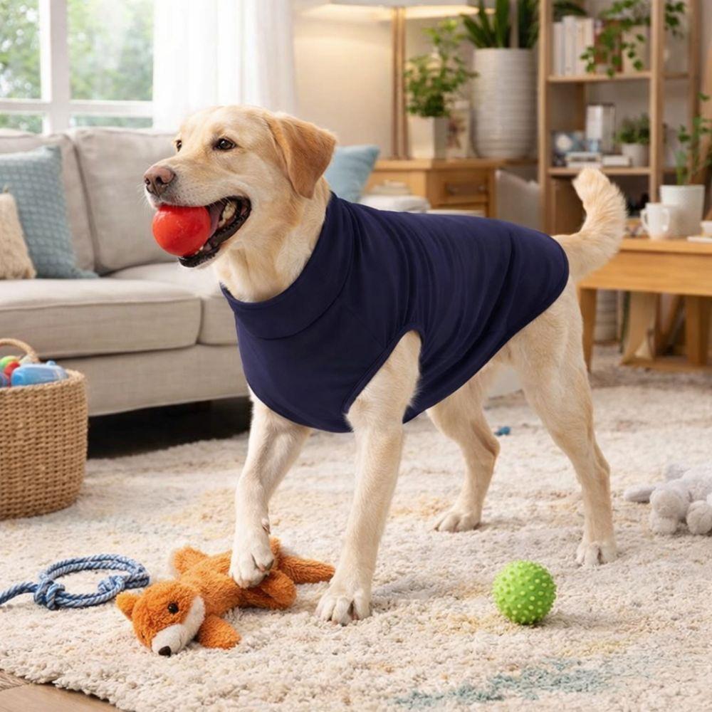 Fleece Hundepullover Weste Dehnbar Pullover Hohe Elastizität Hund Unterhemd Super Weich Warm Haustier Beruhigende Kleidung Für Haustierhunde