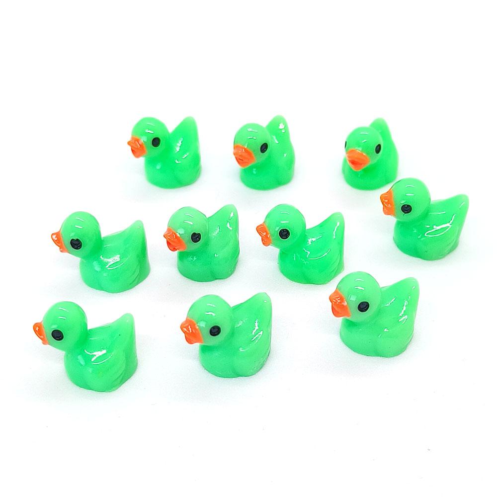 200-10pcs/set Resin Mini Ducks Ornament Miniature Figures Tiny Duck Handicraft Micro Landscape Dollhouse Decoration Accesories