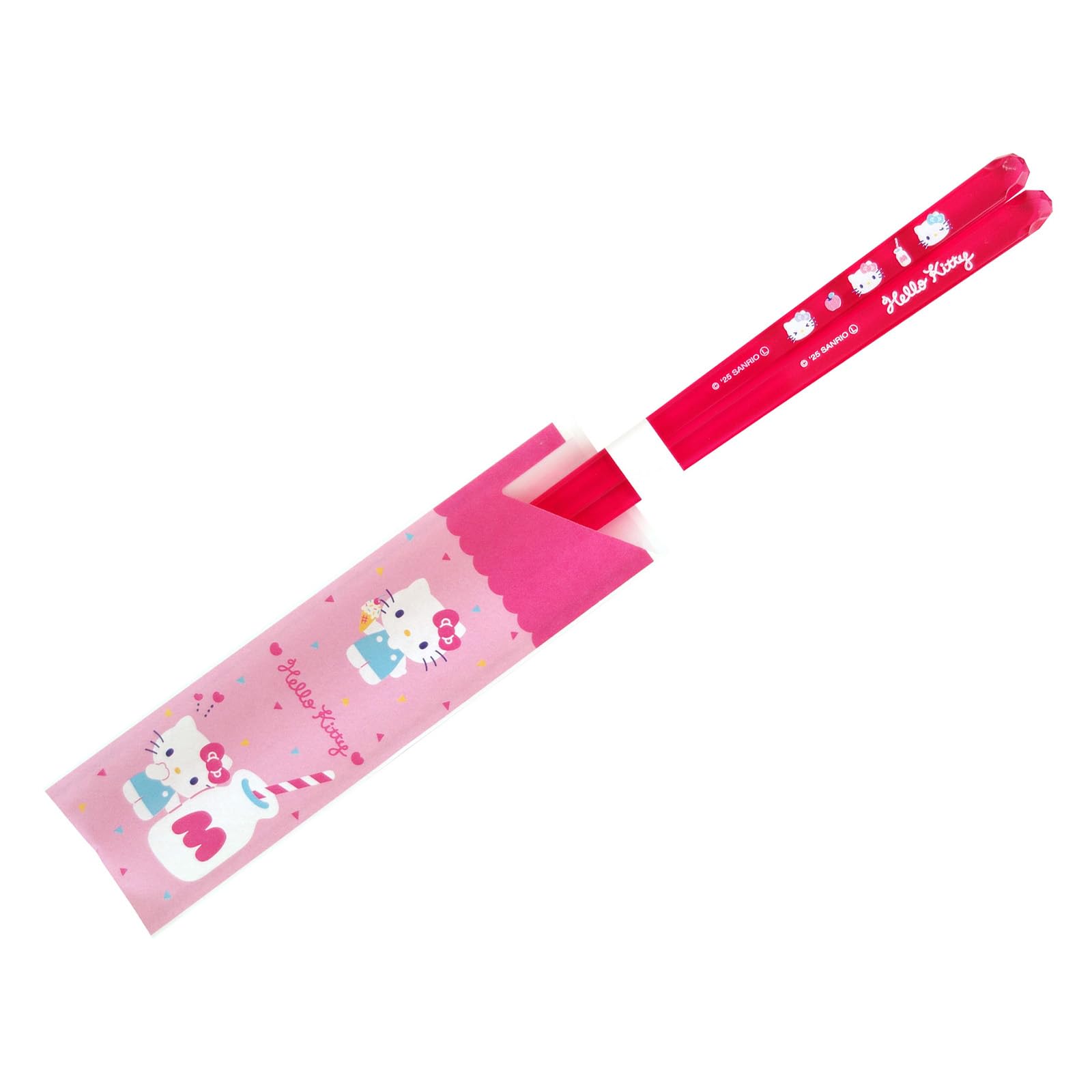 

Sanrio Dishwasher Sanrio Simple and Made in 489501 Hello Kitty Chopsticks, Clear, 23cm, Safe, Characters, Cute, Pink, Japan, розовый