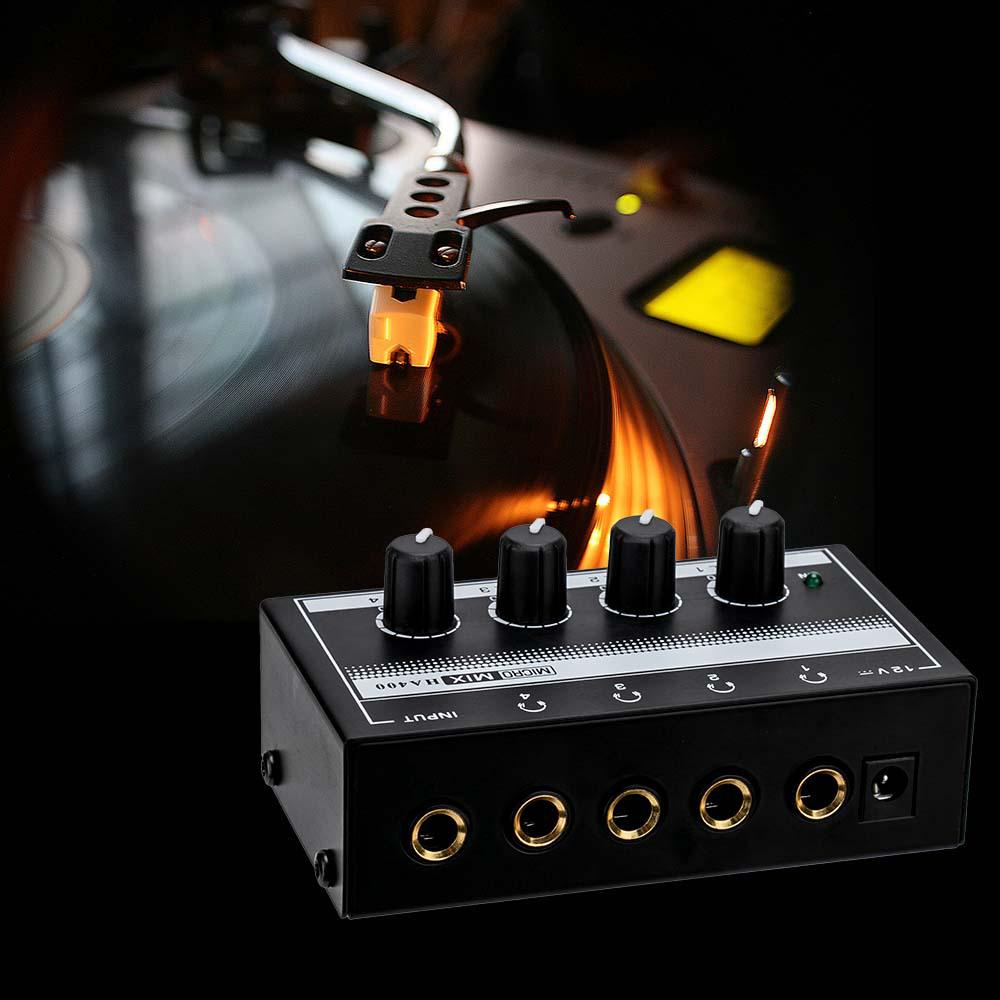 Mini Studio de Înregistrare Portabil Amplificator Monitor Căști cu 4 Căi