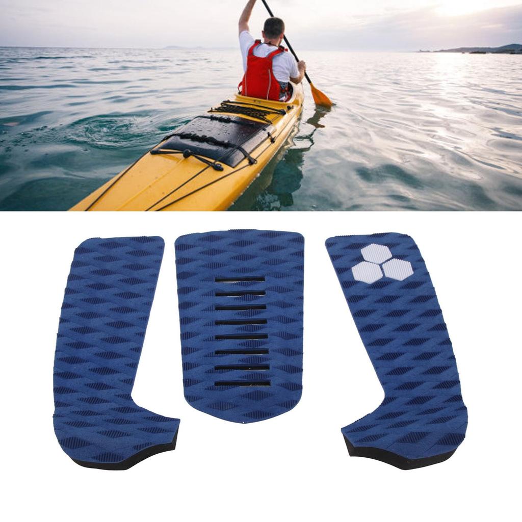 Surfboard Grip Pad, Trackpad, EVA Material, Blue, Cuttable, Non-Slip, for Paddleboards and Slippers