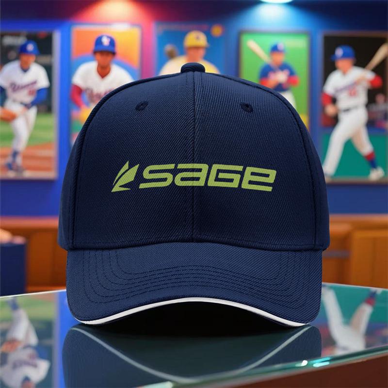 1pc of The New 2025 Summer And Autumn Lightweight Baseball Cap for Men And Women Featuring Sage Brand Prints