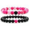 European & American Beaded Agate Student Yoga Bracelet Set