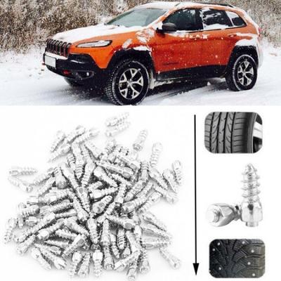100pcs Screw In Tire Car Truck 9mm Stud Snow Spikes Track Tire Ice Studs