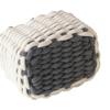 Sturdy Cotton Rope Basket with Handles Practical Woven Storage Holder Baskets For Organizing Clothes Towels And More