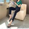 Spring Autumn Fashion Elegant Slim Fit High Waist Straight Trousers Femal Business Pencil Pants Fashion Solid Pant Women Classic