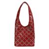 Borsa Secchiello Stile Punk per Donna in Materiale PU con Borchie per Uso Quotidiano