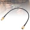 SMA Male to SMA Female Cable RG174 Coaxial Antenna Extension Low Loss 15cm Gold Plated Brass
