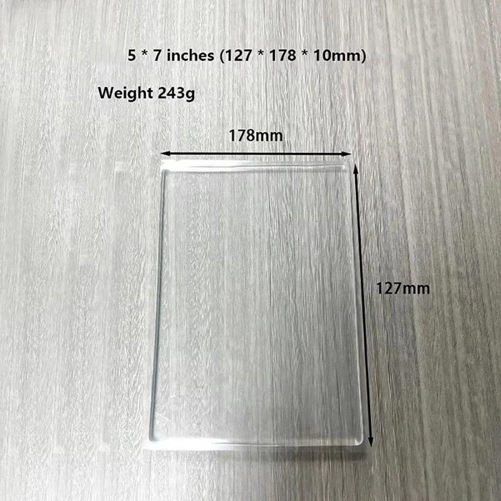 Reusable Gel Plate Silicone Gel Arts Clear Plate New Gel Printing Plate  Printmaking Supplies