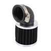 Universal 45mm Inlet Dia 90 Degree Bend Clamp-on Motorcycle Air Intake Filter
