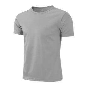 Quick-drying crew neck sports T-shirt gym fitness shirt training running T-shirt men's breathable sportswear