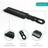 Positioning Hair Cutting Comb Hair Styling Silicone Hair Cutting with Hair Holes Extreme Hand Push Oil Head Hair Cutting Comb