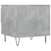 Coffee Tables 2 Pcs Concrete Grey 50 X 46 X 50 Cm Particleboard