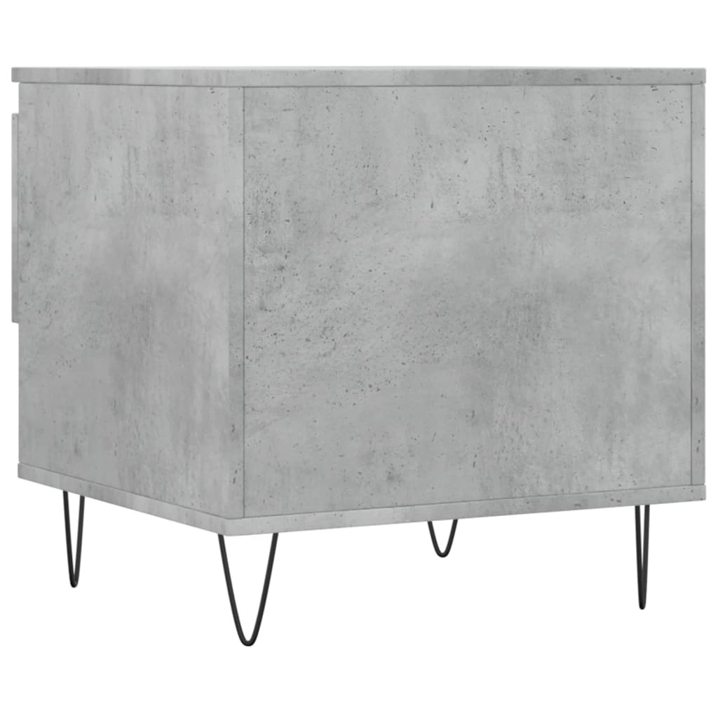 Coffee Tables 2 Pcs Concrete Grey 50 X 46 X 50 Cm Particleboard