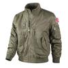 Heren pilotenjack, motorjack, kleding met meerdere zakken, warm, waterdicht, winddicht, baseballkleding