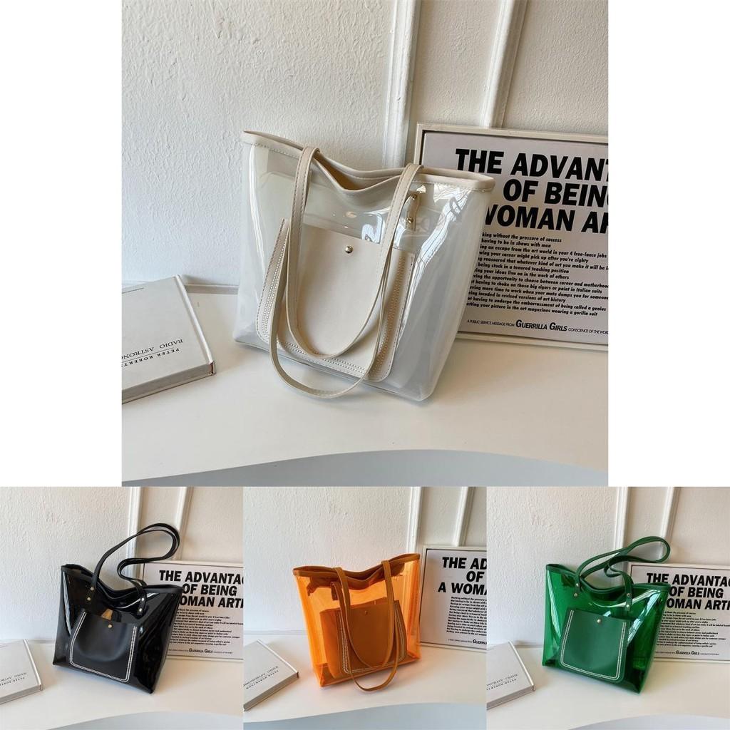 Stylish 2023 Fashion Pvc Tote Bag For Women Large Capacity Urban Chic Handbag