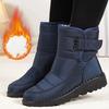 Fashion Plus Size Down Waterproof Snow Boots for Women Winter Thick Plush Warm Cotton Padded Shoes Woman Non Slip Platform Ankle Boots