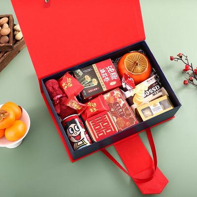 Luxuriöse, große Geschenkbox mit Klappdeckel für Kosmetik und Tee