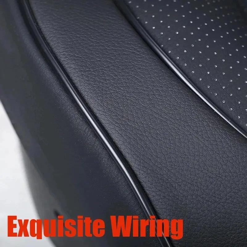 Car Seat Covers, Pu Leather Car Seat Cushions, Car Seat Cushion Protective Covers, Car Seat Cushions, Black Car Parts