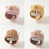 Cute Double Pompom Baby Hat Winter Infant Toddler Warm Ear Protection Cap Solid Color Children Beanie Soft Comfortable Hat