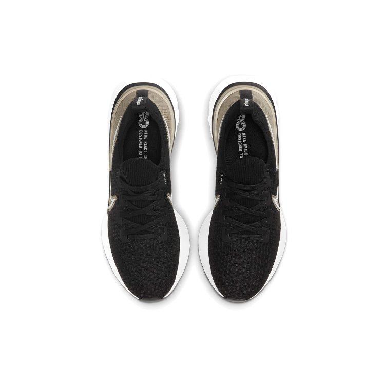 Nike React Infinity Run Flyknit Or Métallique Soie Femme CZ2861-001