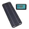 20W Solar Panel Black Solar Cell with Waterproof MPPT Controller for RV Home Vehicle Travel Camping
