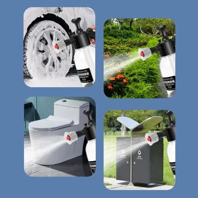 2L Schaum Sprayer Auto Waschen Hand Schaum Gießkanne Luftdruck Sprayer Kunststoff Desinfektion Wasser Flasche Auto Reinigung Werkzeuge