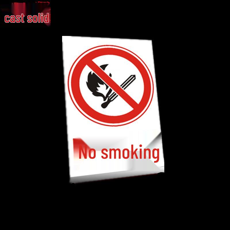 PVC Safety Warning Sign - Electrical & Fire Hazard