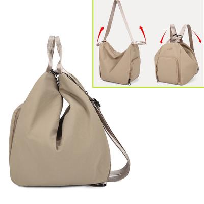 Nylon Mehrzweck-Rucksack, Tragbare Umhängetasche, Wasserabweisend