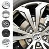 vdcp6 4pcs 57mm/62mm Car Tyre Wheel Center Hub Cap Badge Logo Rim Emblem For Toyota Corolla Camry Yaris CHR Rav4 Auris Verso Avalon