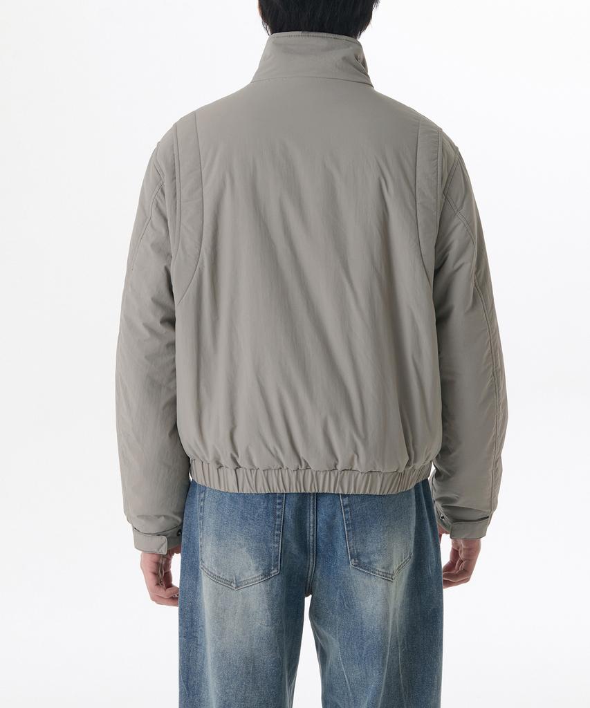 Musinsa Standard High-Neck Padded Blouson Jacket [Titan Grey]