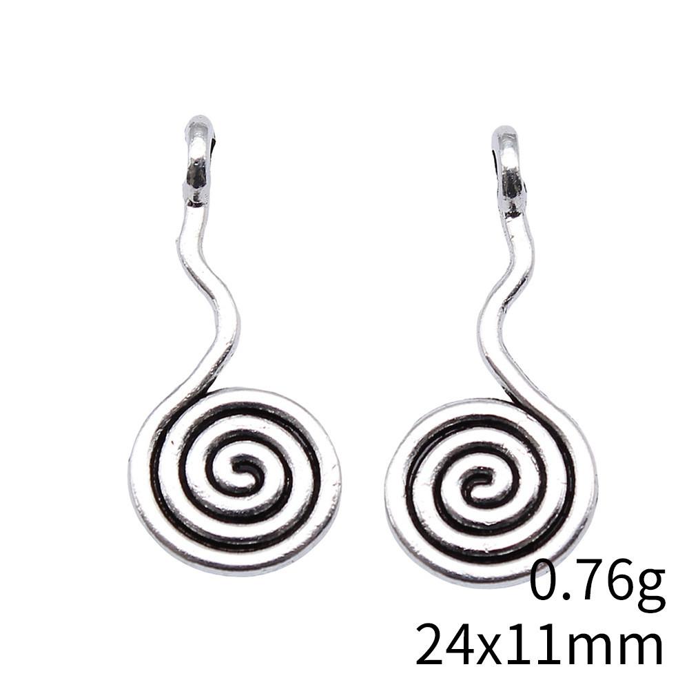 Mother's Day Charms For Bags Wave Water Drop Swirl Charms Pendant Audience Bag Pendant