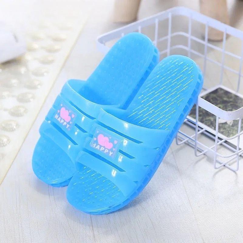 Bedroom Slides Indoor Crystal Shoes for Women Flat Sandals Chic and Elegant New Style High Quality Small Size Pvc Woman Slippers