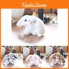 Plush Cute Rabbit Toy Keychain Pp Cotton Stuffed Bag Decor Gift For Kids Girls