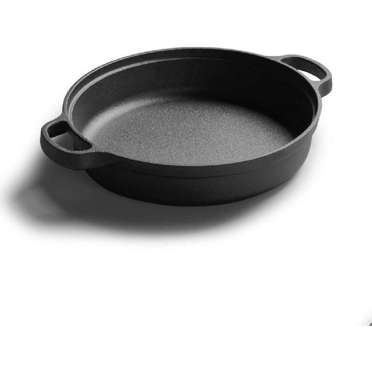 Pre-Seasoned Cast Iron Grill Skillet Pan.cast Iron Skillet 9-inch Masterclass Cookware for Barbecue, Stove, Oven or Camping