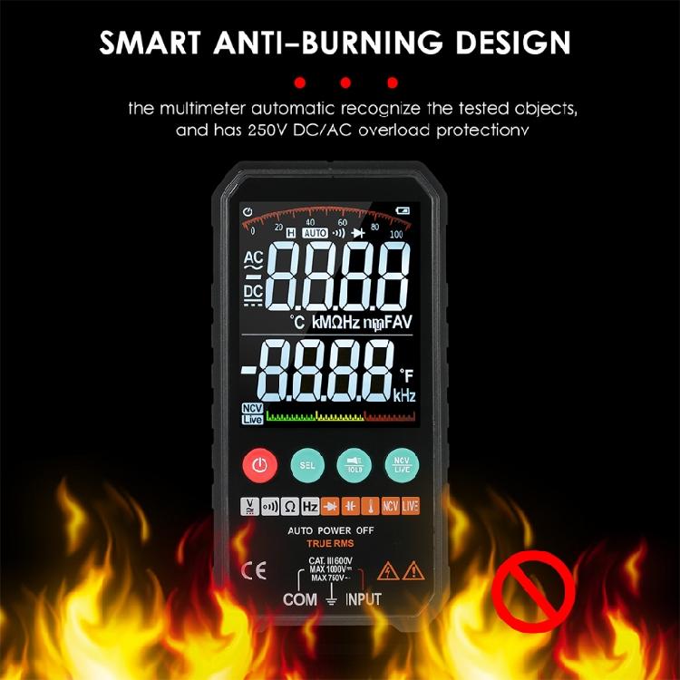 FY107C for Smart Digital Multimeter Measuring Voltage Current Amp Resistance Dio