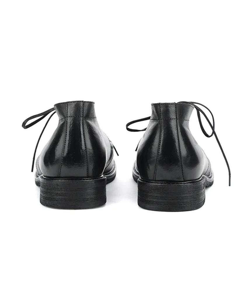 Yase 141 Horsehide Chukka Boots Black