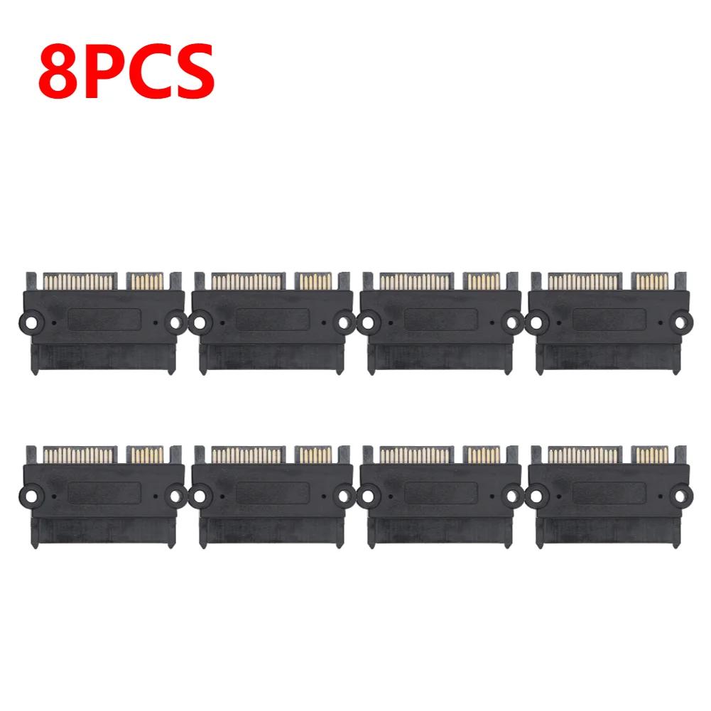 1-30pcs SATA Male To Female Power Data Converter 22Pin 7+15 Male To Female SATA To SATA Converter SATA To SATA Adapter