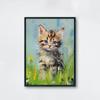 Cute Baby Animal Nursery Posters Cute Wildlife Prints Canvas Oil Painting Woodland Wall Art Pictures Home Kids Room Decoration
