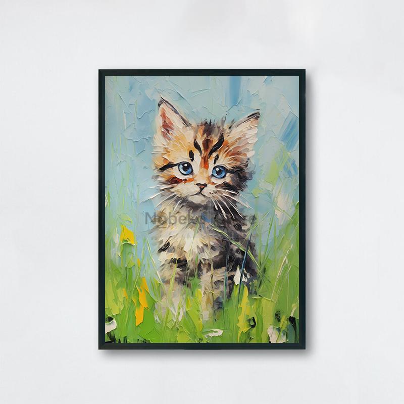 Cute Baby Animal Nursery Posters Cute Wildlife Prints Canvas Oil Painting Woodland Wall Art Pictures Home Kids Room Decoration