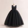 Christmas Dress Tulle Flower Girls Dress for Wedding Party Child Princess Pageant Long Gown Kids Dresses for Girls Formal Evening Clothes